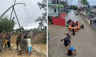 ऑपरेशन जल राहत-2: मणिपुर में बाढ़ से तबाही, सेना और असम राइफल्स ने 800 से अधिक लोगों को सुरक्षित निकाला