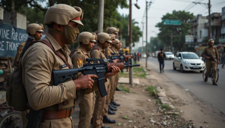 लखनऊ में हाई अलर्ट जारी, सुरक्षा व्यवस्था चाक-चौबंद