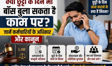 क्या छुट्टी के दिन भी बॉस बुला सकता है काम पर? जानें कर्मचारियों के अधिकार और कानून