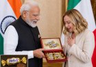प्रधानमंत्री नरेंद्र मोदी द्वारा इटली की प्रधानमंत्री जॉर्जिया मेलोनी को ‘मेलोडी’ टॉफी उपहार