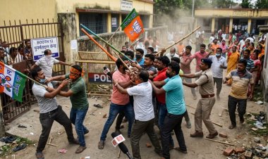 पश्चिम बंगाल में पुनर्मतदान के दौरान बवाल, 15 बूथों पर भिड़े तृणमूल और भाजपा कार्यकर्ता