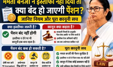 ममता बनर्जी ने इस्तीफा नहीं दिया तो क्या बंद हो जाएगी पेंशन? जानिए नियम और पूरा कानूनी सच