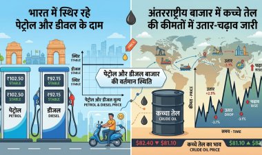 देश में स्थिर रहे पेट्रोल और डीजल के दाम, अंतरराष्ट्रीय बाजार में कच्चे तेल की कीमतों में उतार-चढ़ाव जारी