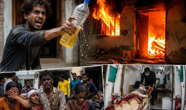 पटना में सनकी युवक का खौफनाक हमला, घर में घुसकर परिवार पर पेट्रोल डालकर लगाई आग, मासूम समेत 4 झुलसे