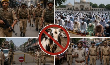 बकरीद पर यूपी में हाई अलर्ट, सड़कों पर नमाज और खुले में कुर्बानी पर सख्ती...