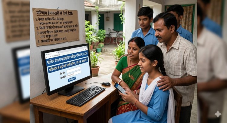 पश्चिम बंगाल माध्यमिक परिणाम 2026: 10वीं का रिजल्ट 8 मई को जारी होगा, ऐसे देखें परिणाम