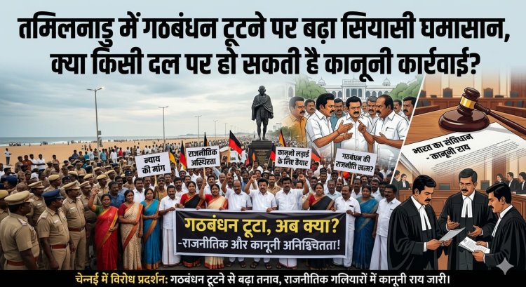 तमिलनाडु में गठबंधन टूटने पर बढ़ा सियासी घमासान, क्या किसी दल पर हो सकती है कानूनी कार्रवाई