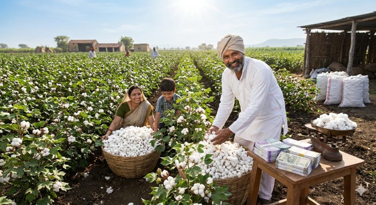 कपास की खेती से किसानों की आय में बड़ा बदलाव, सही तकनीक से मिलेगा भारी मुनाफा