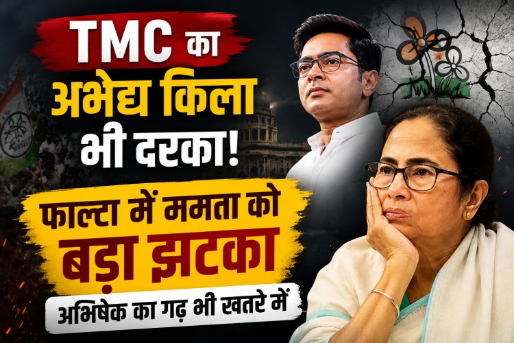 टीएमसी का अभेद्य किला भी दरका! फाल्टा में ममता बनर्जी को बड़ा झटका, अभिषेक का गढ़ भी खतरे में
