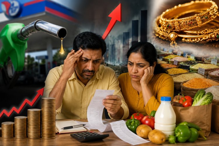 महंगाई ने बिगाड़ा घर का बजट...