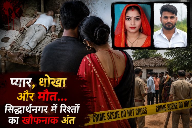 प्यार, धोखा और मौत... सिद्धार्थनगर में रिश्तों का खौफनाक अंत...