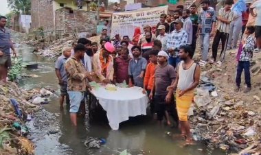 भाजपा पार्षद का अनोखा जन्मदिन विरोध