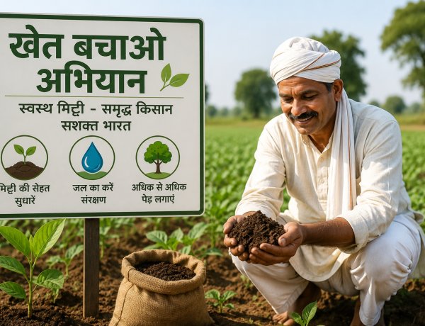 खेत बचाने उतरी सरकार, शुरू हुआ बड़ा अभियान