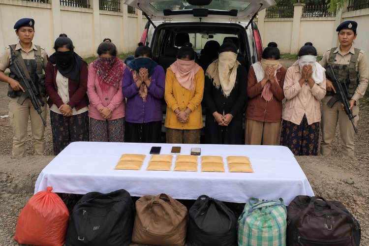 70 लाख की हेरोइन संग 8 महिलाएं गिरफ्तार