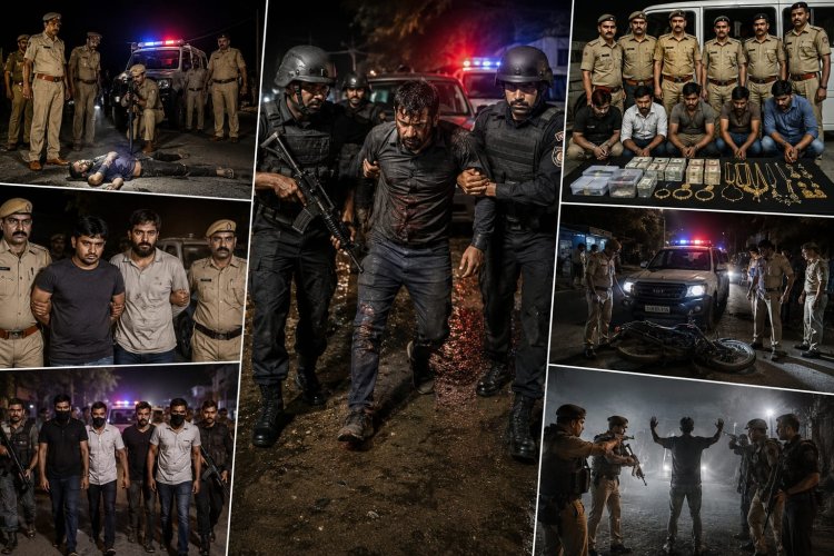 24 घंटे में 6 एनकाउंटर से अपराधियों में खौफ