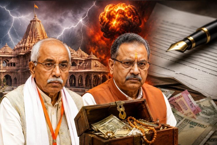 चढ़ावा विवाद के बीच राम मंदिर ट्रस्ट में बड़ा धमाका