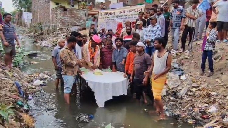 भाजपा पार्षद का अनोखा जन्मदिन विरोध