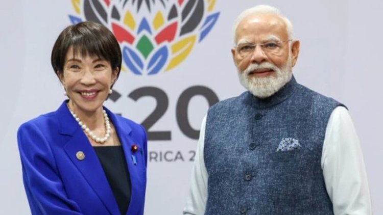 जापान की प्रधानमंत्री सनाए ताकाइची तीन दिवसीय भारत दौरे पर