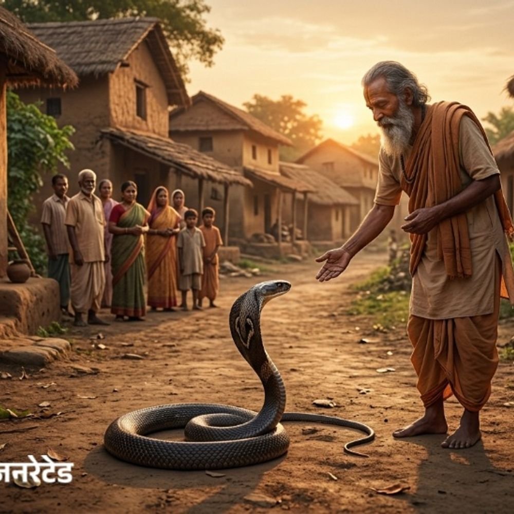 संत के मंत्र की वजह सांप ने डंसना छोड़ दिया:प्रेरक कथा: अच्छे बनने के नाम पर गलत व्यवहार सहना सही नहीं है, विनम्र रहते हुए असहमति जताना सीखिए