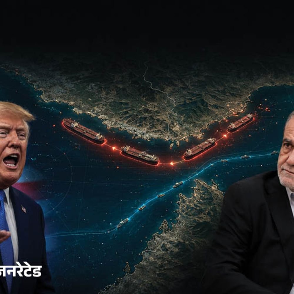होर्मुज में अमेरिका पर ईरान भारी पड़ रहा:ट्रम्प की धमकी के बावजूद जहाज ईरानी रूट से जा रहे, सिर्फ 3 ने ओमानी रास्ता चुना
