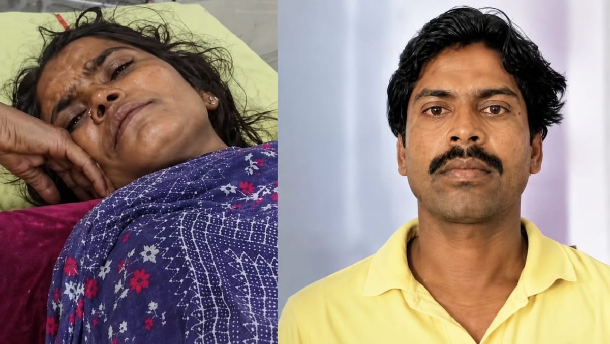 कुरुक्षेत्र में पति की हत्या, वारदात के बाद छत से कूदी पत्नी