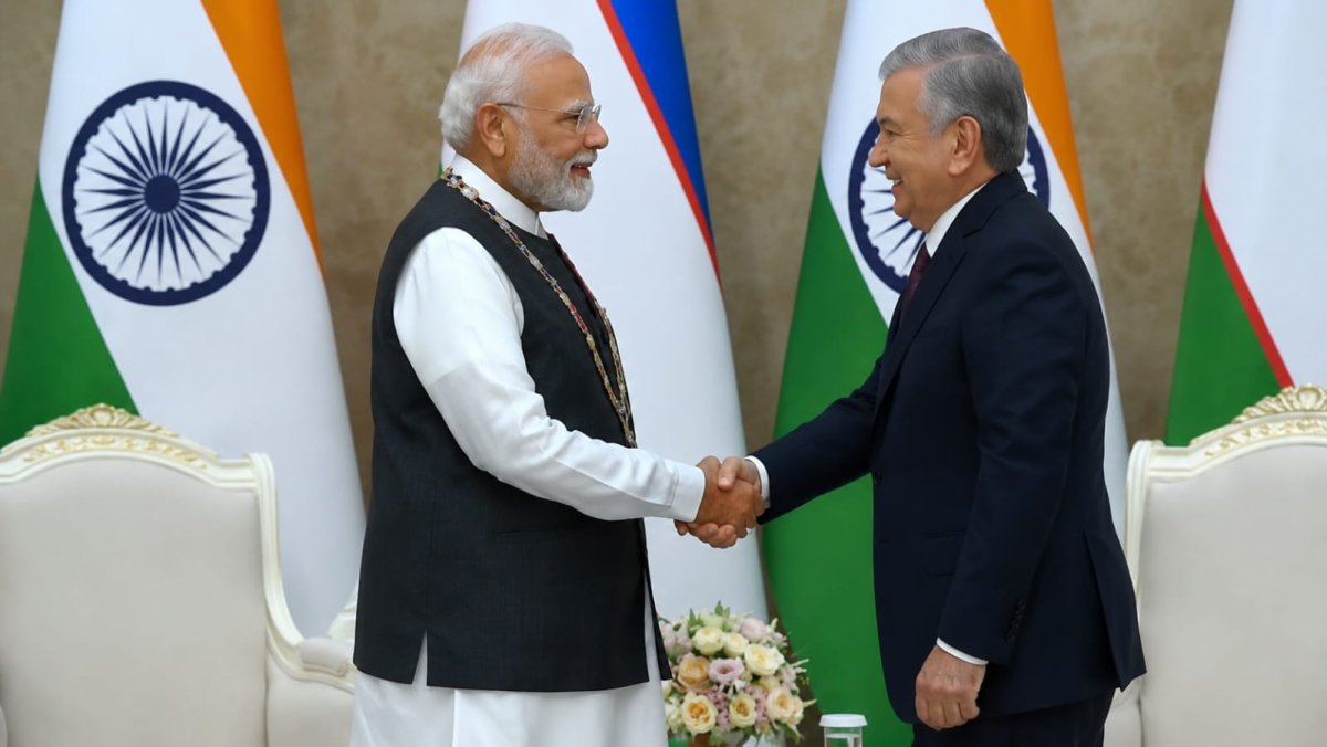 प्रधानमंत्री मोदी को उज्बेकिस्तान का सर्वोच्च सम्मान