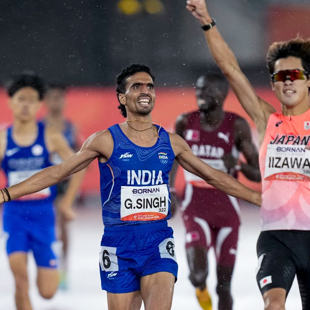 क्या गुलवीर एशियन गेम्स में मेडल की हैट्रिक लगा पाएंगे:5000 मीटर में साबले के साथ फाइनल में उतरेंगे, आज भारत के 9 मेडल मुकाबले