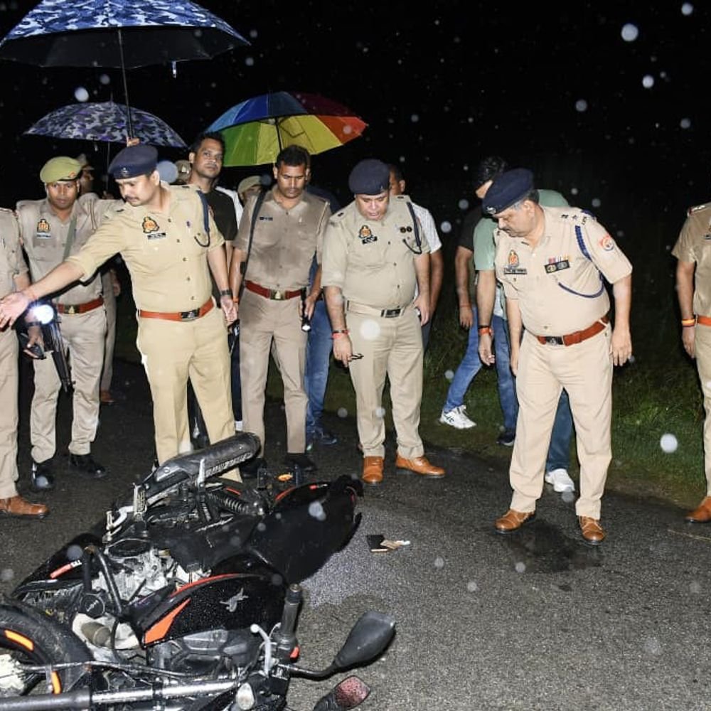 महिला से मंगलसूत्र लूटने वाले 2 बदमाश मुठभेड़ में गिरफ्तार:बहराइच में एक के पैर में लगी गोली, 72 घंटे में पुलिस ने सुलझाई वारदात, दोनों आरोपी सगे भाई