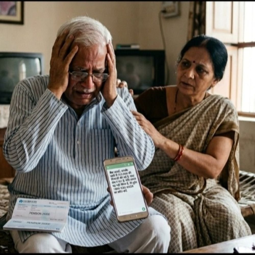 ईडी अधिकारी बन 8 दिन डिजिटल अरेस्ट रखा:रिटायर्ड बैंक अफसर से 96.65 लाख ठगे, फिरौती के केस में फंसाने की धमकी दी