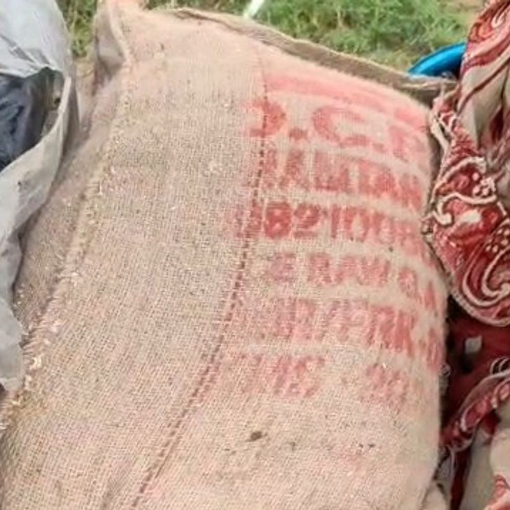 महोबा में मिड-डे मील का राशन बेचते छात्र पकड़ा गया:शिक्षकों ने चाबी देकर भेजा, पैसों से होनी थी शराब-मछली पार्टी