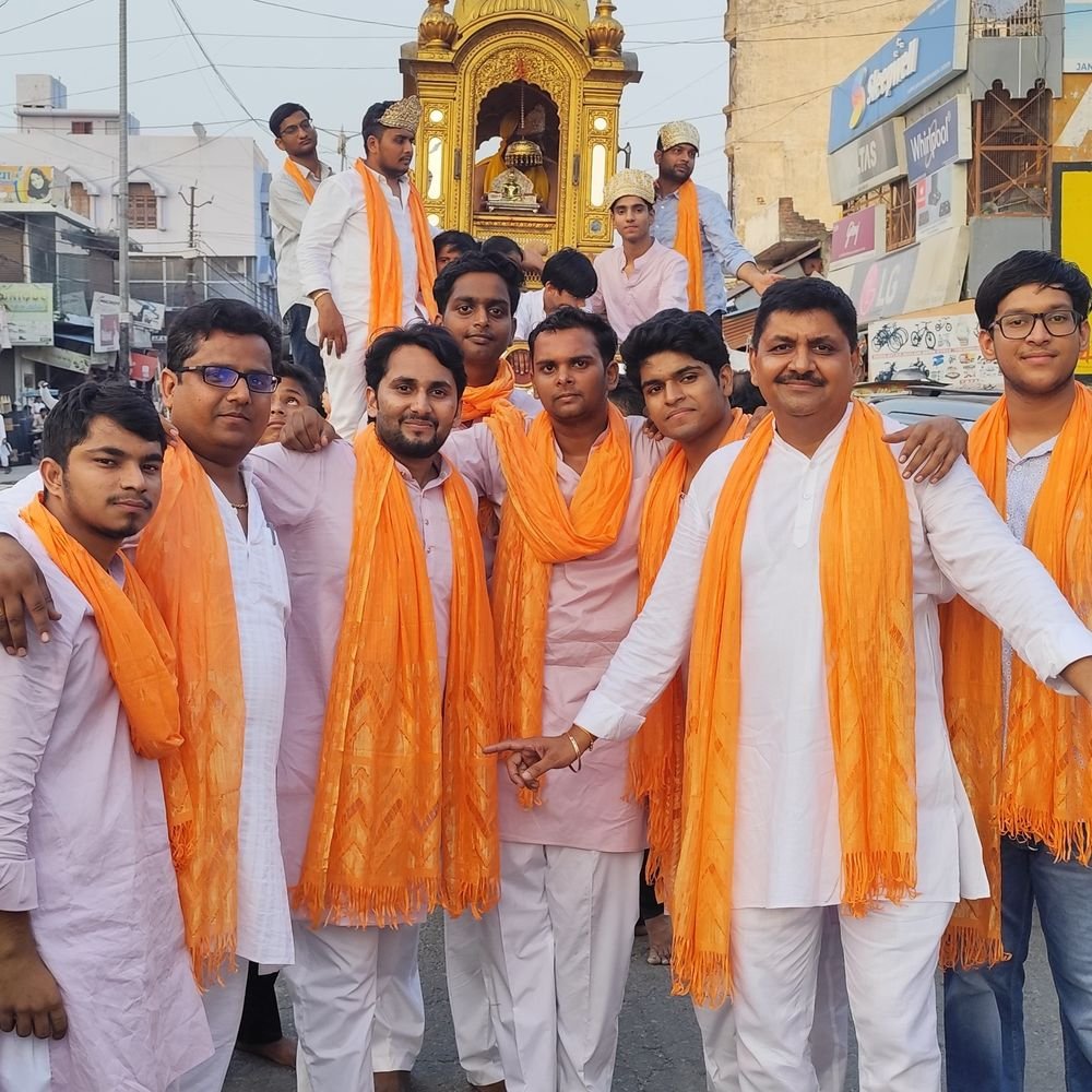 शाहपुर में स्वर्ण रथयात्रा निकाली गई:जैन धर्म संस्कृति पर आधारित झांकियां, श्रद्धालुओं के बीच बनीं मुख्य आकर्षण