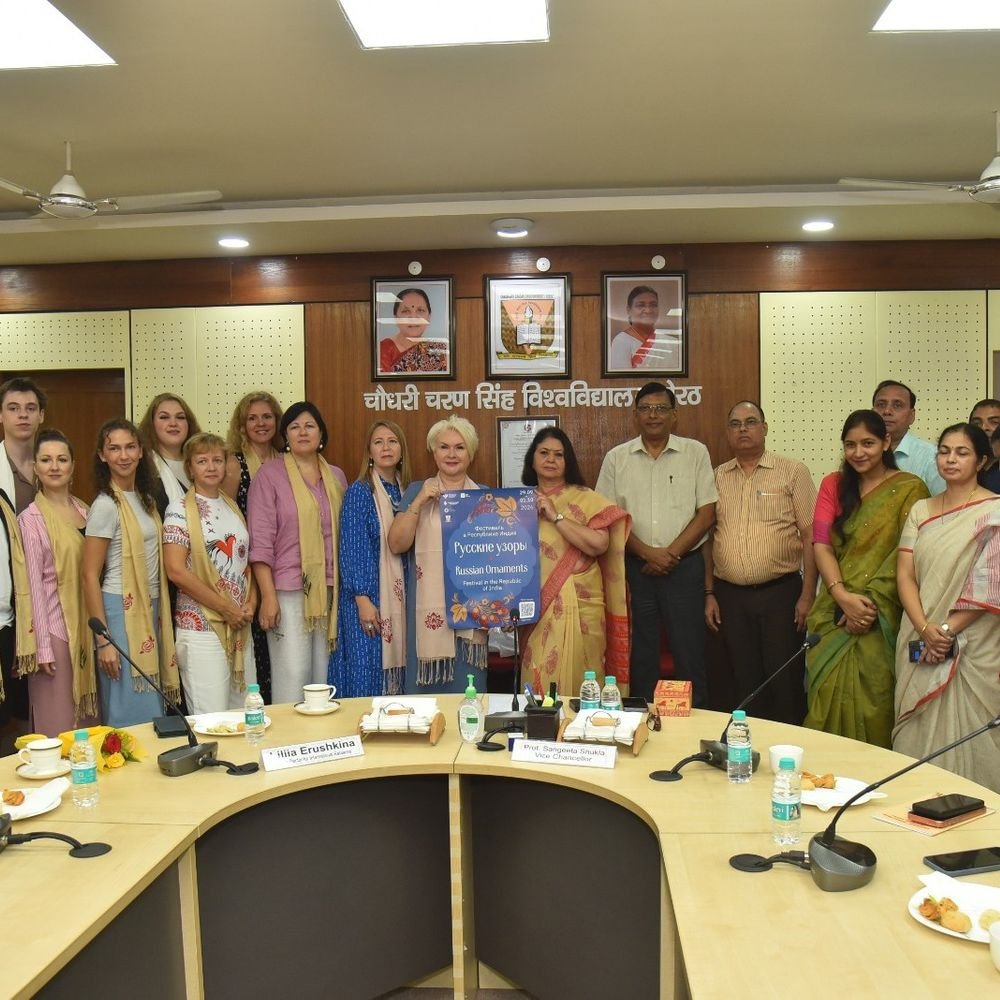 CCSU में दिखेगी रूस की संस्कृति:12 सदस्यीय दल पहुंचा मेरठ, 29 सितंबर से 1 अक्टूबर तक अटल सभागार में तीन दिवसीय कार्यक्रम