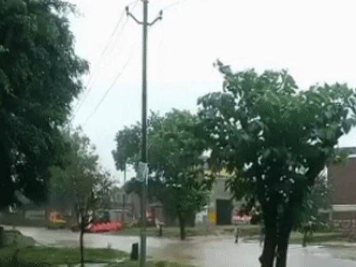 कासगंज में मूसलाधार बारिश से जनजीवन अस्त-व्यस्त:सड़कें बनीं तालाब, 1 से 12 तक के स्कूलों की छुट्टी, तापमान में गिरावट