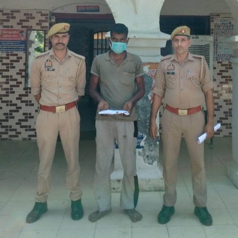 सहारनपुर में हिस्ट्रीशीटर के पास मिला तमंचा-कारतूस:पुलिस ने पेट्रोल पंप के पास दबोचा, 10 मुकदमे दर्ज