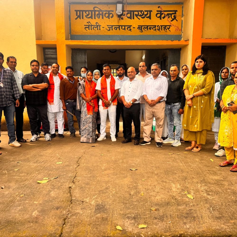 तौली पीएचसी में स्वास्थ्य मेला:टीबी मरीजों को बांटी खाद्य सामग्री, अन्नप्राशन कराकर स्वस्थ शिशुओं को दिए उपहार