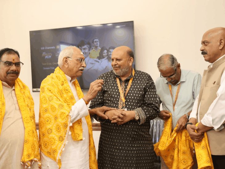 राममंदिर CEO ने रामकथा संग्रहालय का निरीक्षण किया:संग्रहालय,वीथिकाओं की परिकल्पना, कथात्मकता और उद्देश्यों की विस्तार से जानकारी ली