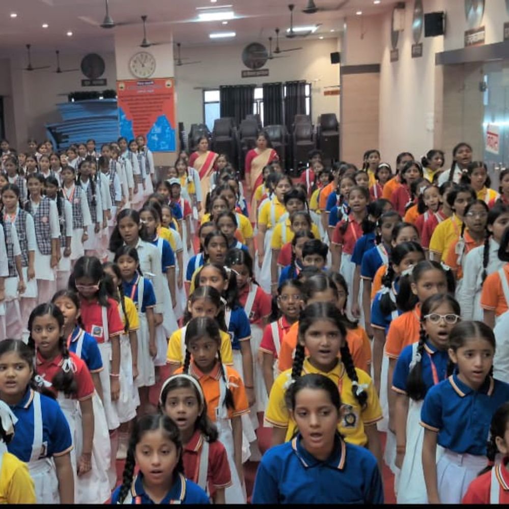 वन्दे मातरम् का सामूहिक गायन:गोरखपुर में आयोजित कार्यक्रम