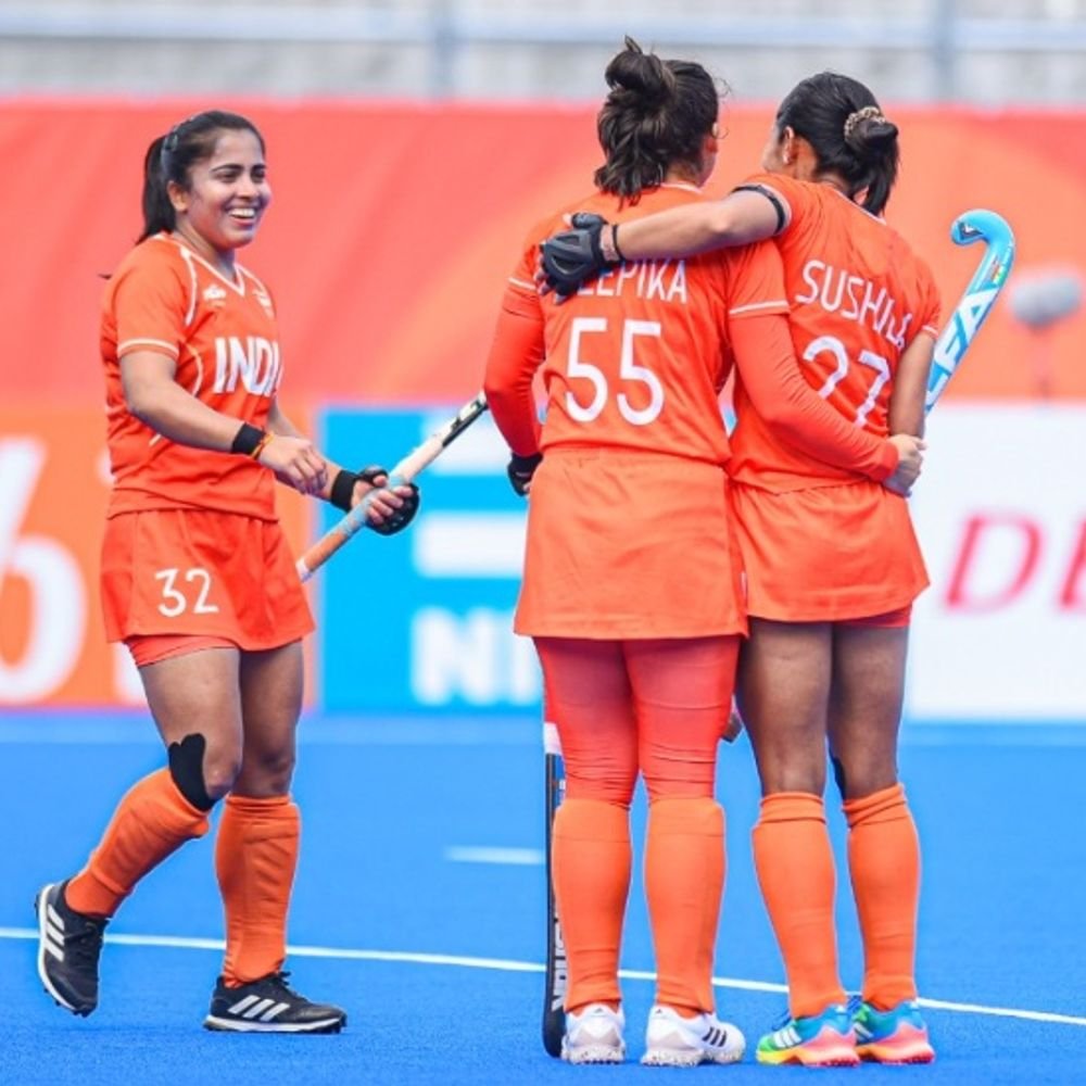 एशियन गेम्स- भारतीय विमेंस हॉकी टीम की लगातार तीसरी जीत:थाईलैंड को 20-1 से हराया, दीपिका ने 9 गोल किए; जापान से अगला मुकाबला