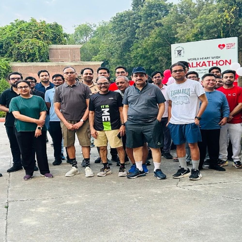 SGPGI में वॉकाथॉन से दिया स्वस्थ दिल का संदेश:100 से ज्यादा लोगों ने लिया हिस्सा, रोज 20 मिनट चलने का दिया मंत्र