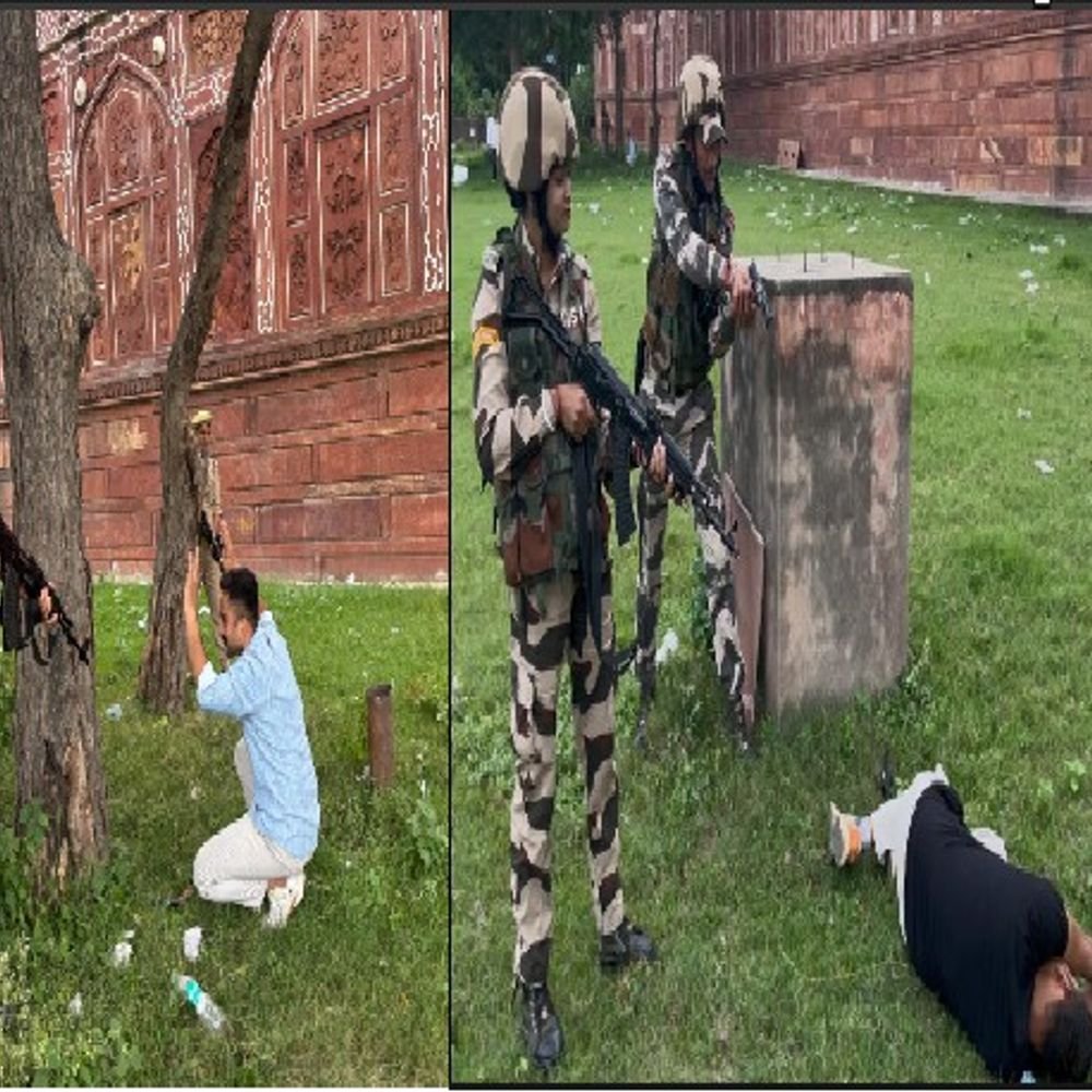 ताजमहल में घुस रहे थे संदिग्ध, सुरक्षाकर्मियों ने किया ढेर:विश्व स्मारक पर हुई मौकड्रिल, बहु-एजेंसीयों ने मिलकर किया अभ्यास