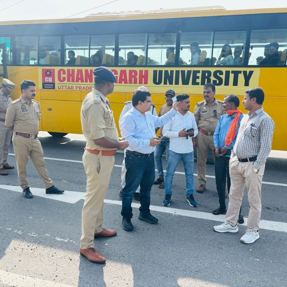 HC के आदेश के बाद उन्नाव में बसों की चेकिंग:परमिट-फिटनेस से बीमा तक सभी दस्तावेज खंगाले गए