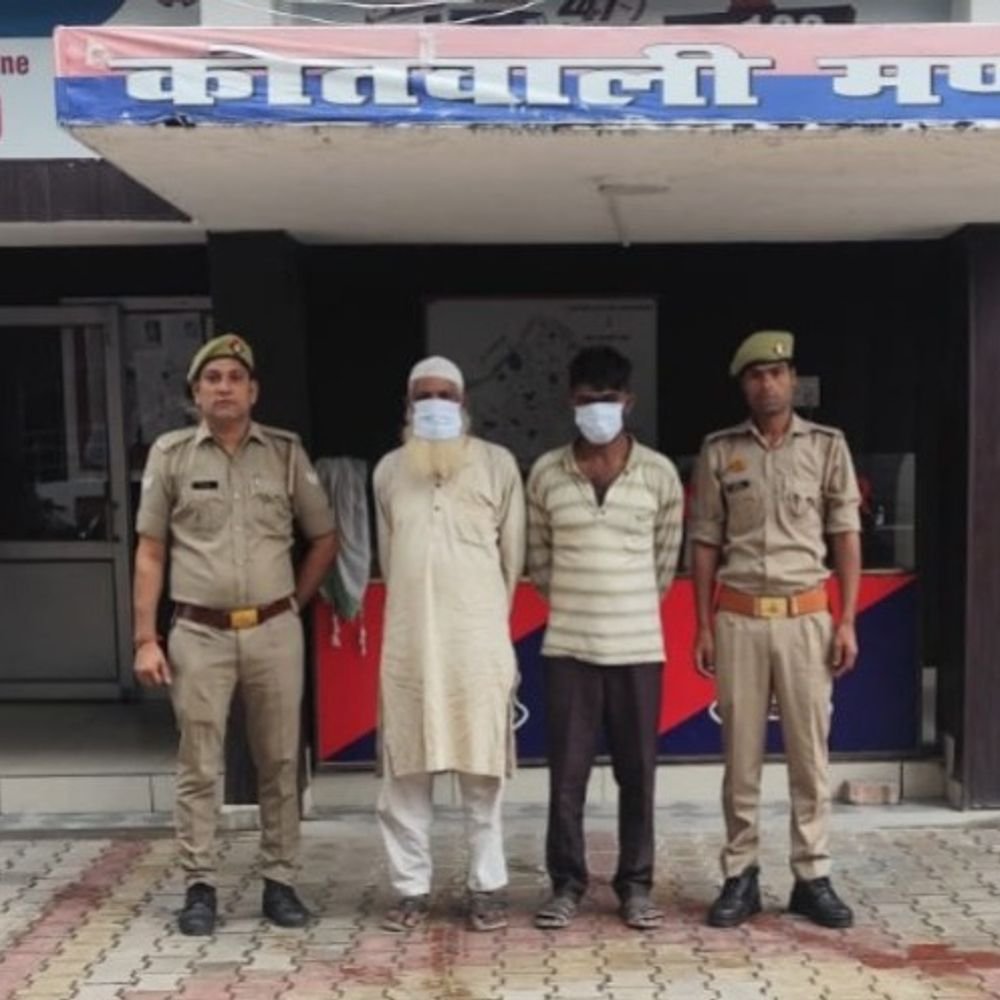 सहारनपुर में 22 साल पुराने मामले में 2 गिरफ्तार:आर्म्स एक्ट मामलों में जारी हुआ था NBW वारंट, पुलिस ने अलग-अलग इलाकों से पकड़ा