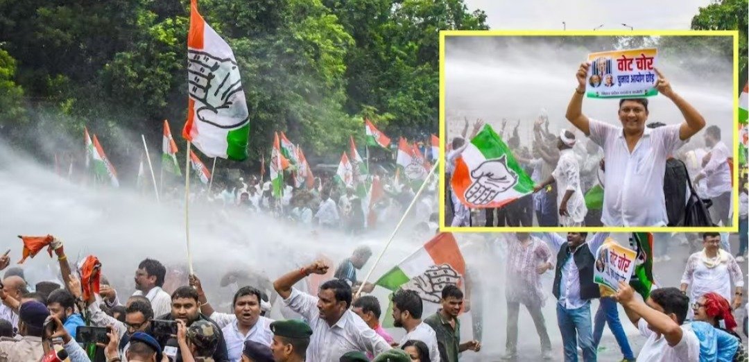 ज्ञानेश कुमार के खिलाफ कांग्रेस का देशभर में प्रदर्शन, कई नेता हिरासत में