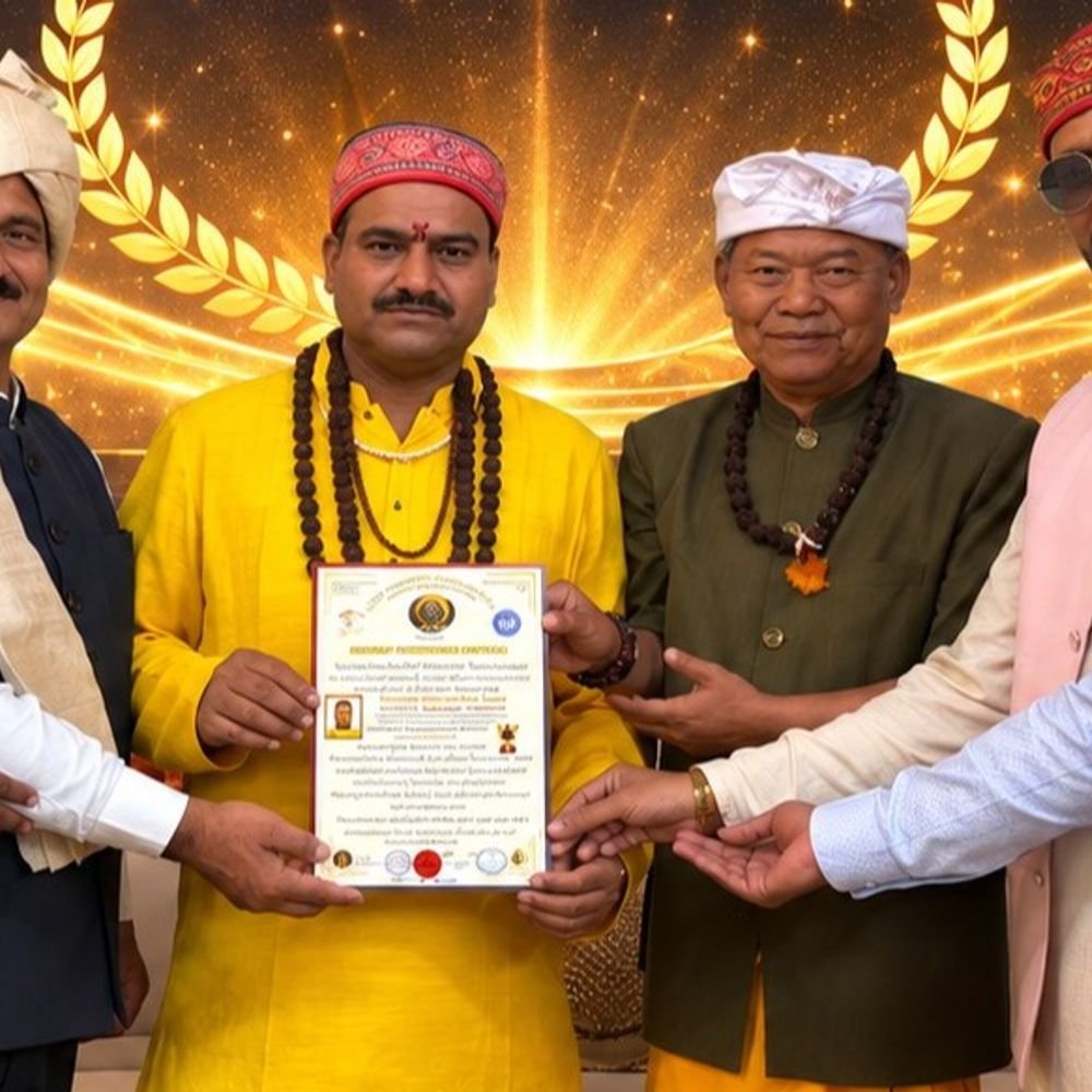 संत सौरभ को मानद प्रोफेसरशिप:ईस्ट वेस्ट यूनिवर्सिटी ने प्रदान की; वैश्विक शांति में योगदान के लिए सम्मान