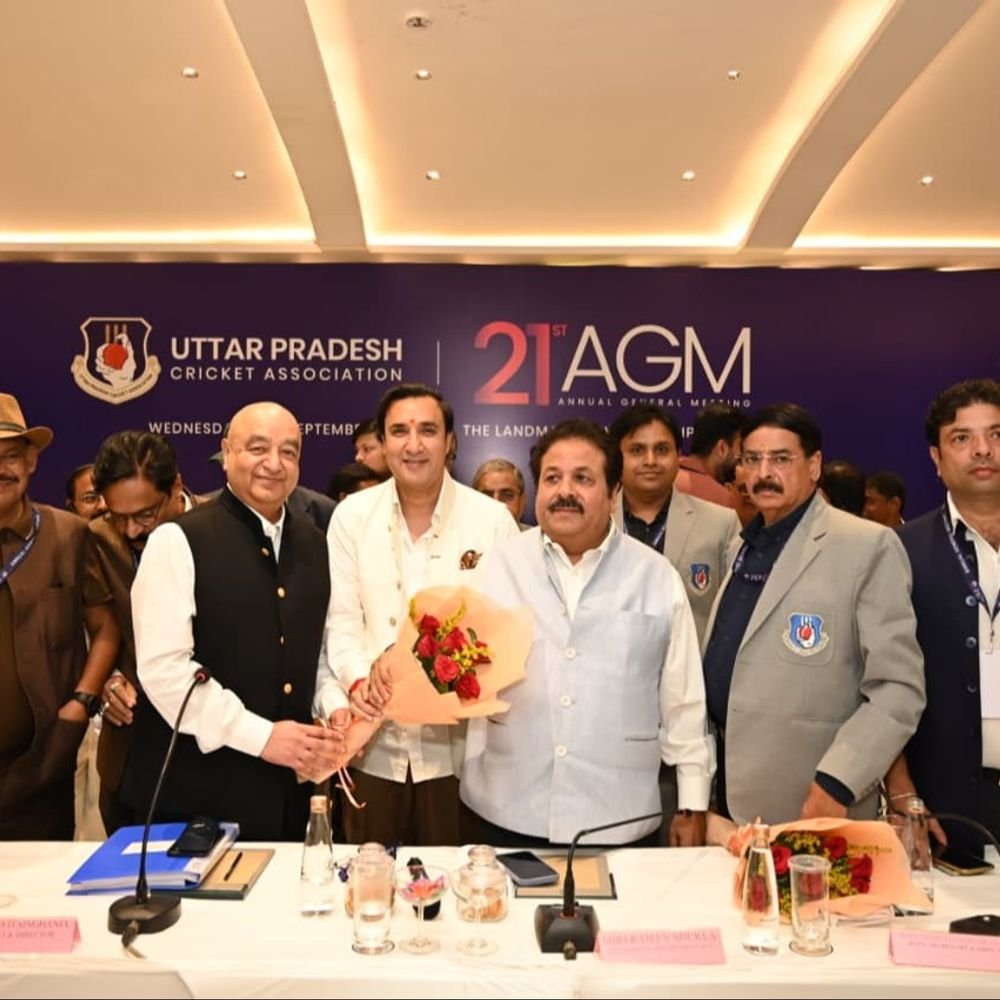 अभिषेक सिंहानिया UPCA निदेशक, संजय कपूर यूपी T-20 चेयरमैन बने:AGM में बीसीसीआई उपाध्यक्ष बोले- वाराणसी में जल्द होंगे घरेलू मैच