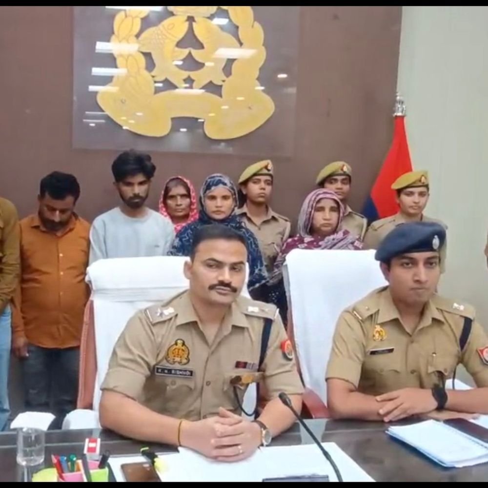 14 माह के बच्चे को 5 लाख रुपए में बेचा:नगीना पुलिस ने 6 आरोपियों को गिरफ्तार किया, बच्चा बरामद; एसपी ने किया खुलासा