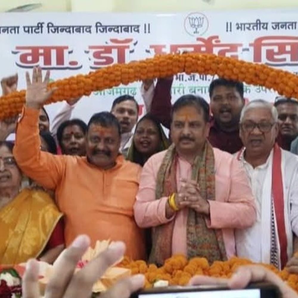 आजमगढ़ में बोले प्रभारी डॉक्टर धर्मेंद्र सिंह:योगी की राज में कानून का राज, 2027 में फिर खिलेगा कमल
