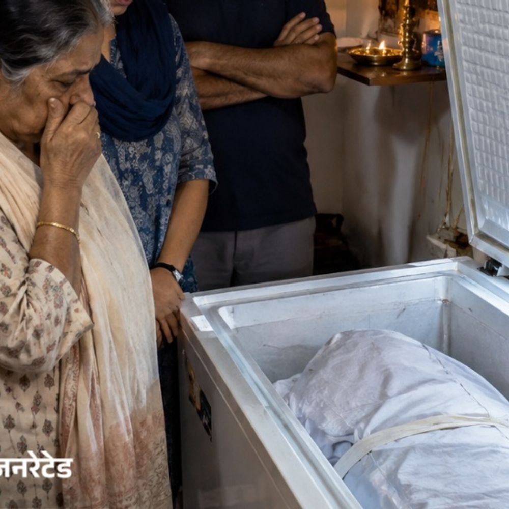 परिवार ने 4 साल तक शव फ्रीजर में रखा:₹50 लाख खर्च किए; भावनात्मक लगाव के चलते अंतिम संस्कार नहीं किया, मुंबई का मामला