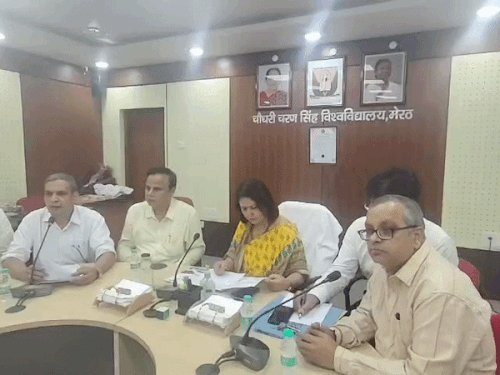 मेरठ में CCSU में 26-27 सितंबर को होगी ज्ञानसभा-2026:शिक्षा और रोजगार जैसे मुद्दों पर 7 सेशन में होगी चर्चा, 35 से ज्यादा कुलपति करेंगे मंथन