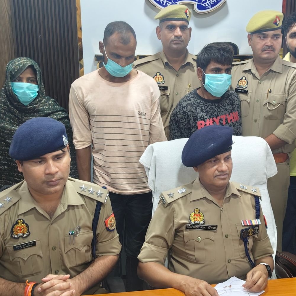 रिटायर फौजी और पहली पत्नी की हत्या का खुलासा:दूसरी पत्नी ने प्रेमी के साथ मिलकर कराई वारदात, तीन गिरफ्तार; प्रेमी और दो अन्य की तलाश जारी